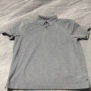 RHONE Light Gray Polo Shirt